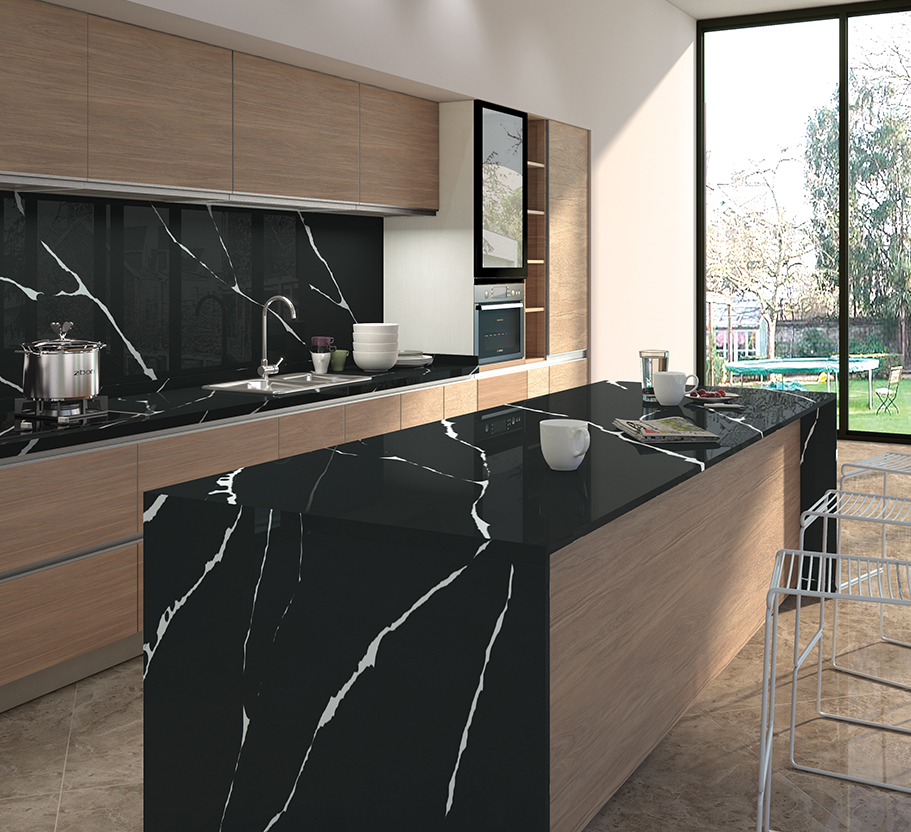 Coverstone Slabs nero marquina
